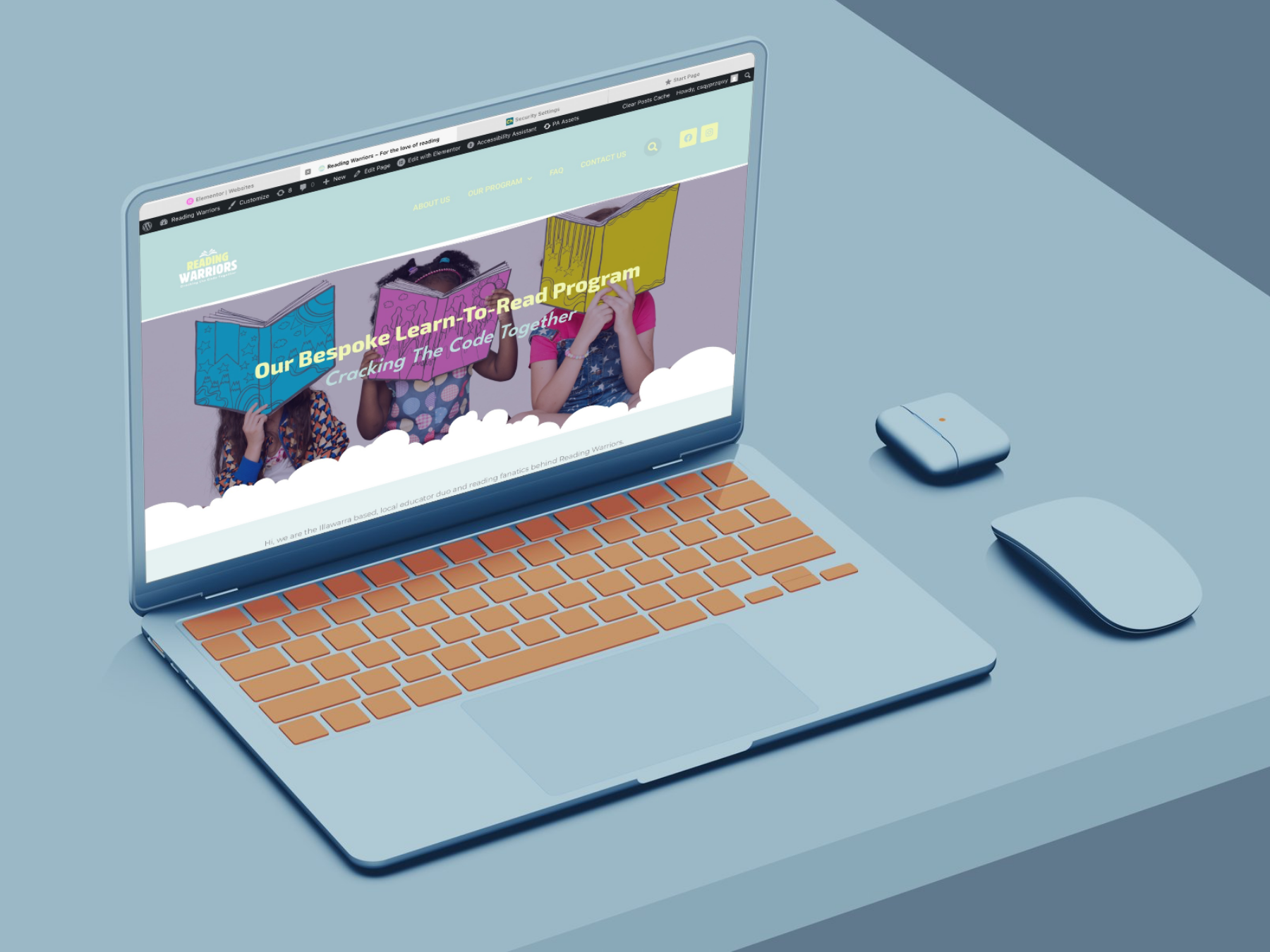 Home | Busy Goddess Marketing | Australia Wide 8 Reading Warriors website