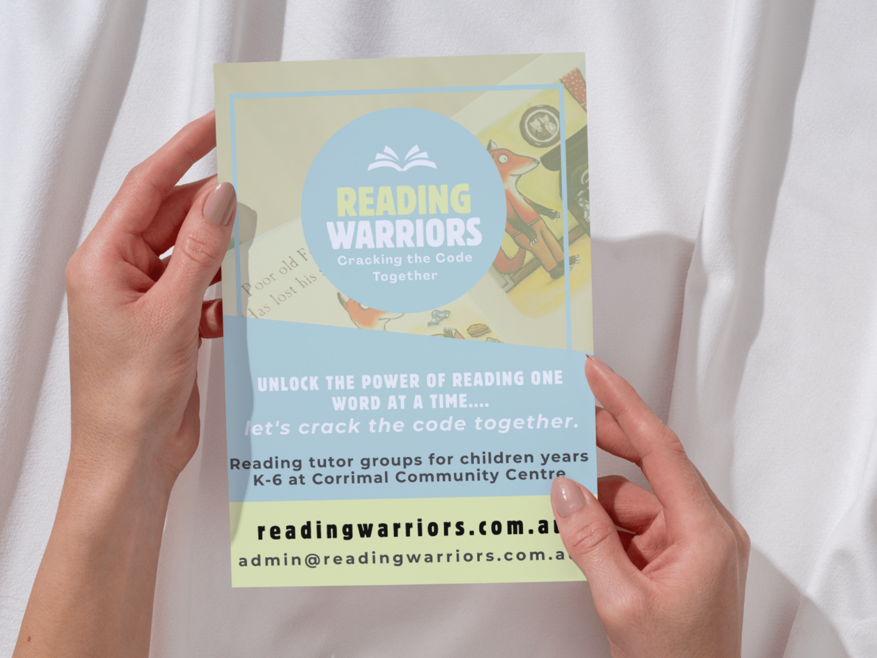 Home | Busy Goddess Marketing | Australia Wide 10 Reading Warriors a4 flyer