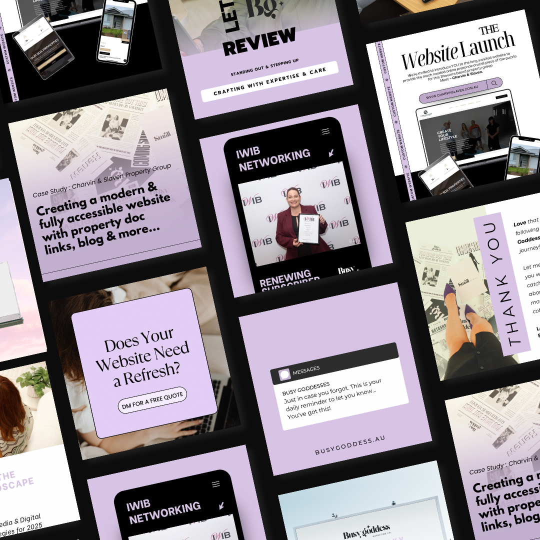 Home | Busy Goddess Marketing | Australia Wide 45 Busy Goddess Social Grid
