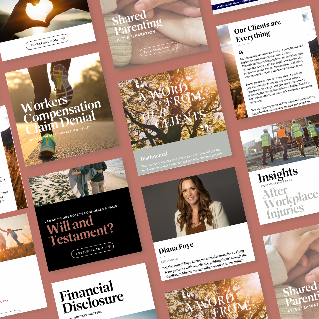 Home | Busy Goddess Marketing | Australia Wide 48 Foye Legal Social Grid