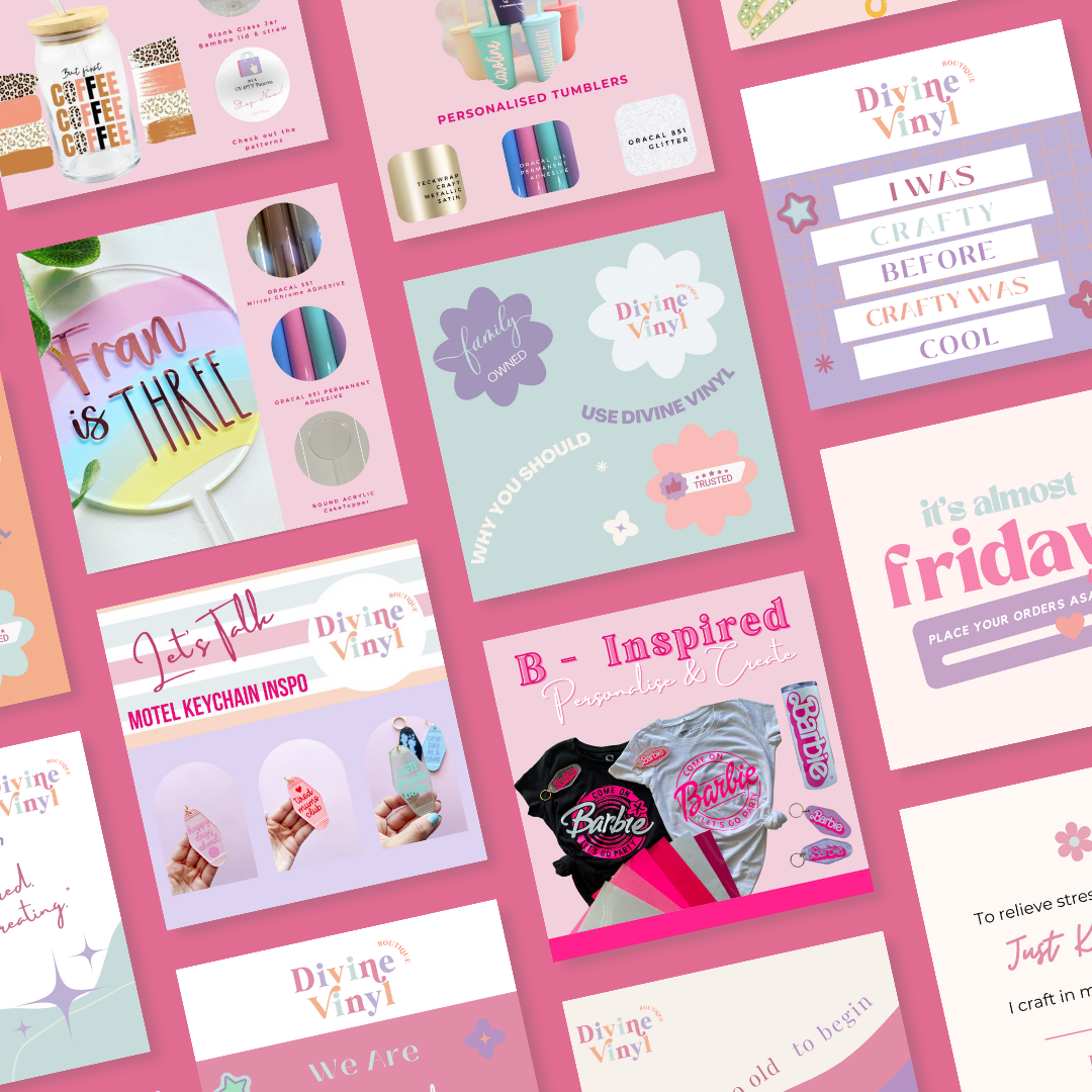 Home | Busy Goddess Marketing | Australia Wide 37 Divine Vinyl Social Grid