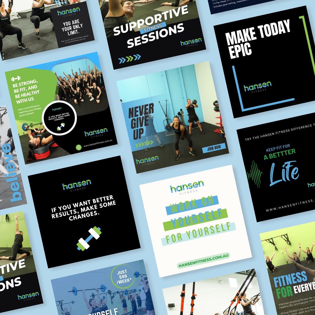 Home | Busy Goddess Marketing | Australia Wide 40 Hansen Fitness Social Grid