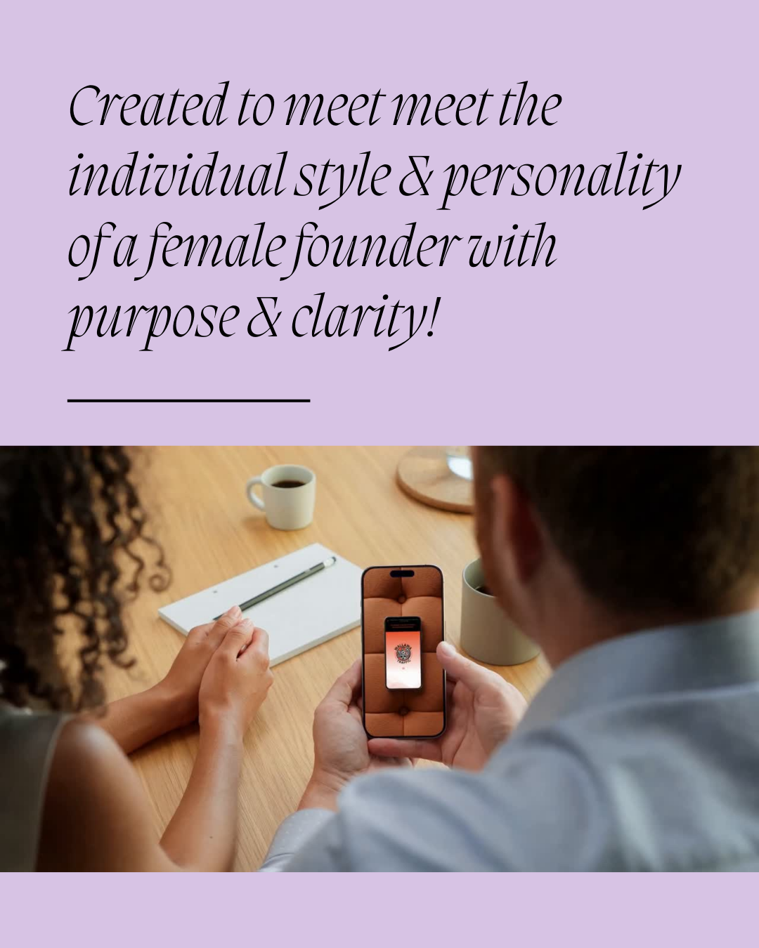 Home | Busy Goddess Marketing | Australia Wide 18 Wallawa website on iPhone screen with woman holding in hand